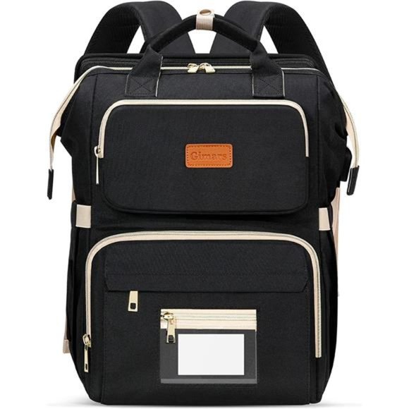 Handbags - Diaper Bag Backpack, Large Capacity 18 Pockets Baby Diaper Bag for Boys & Girls